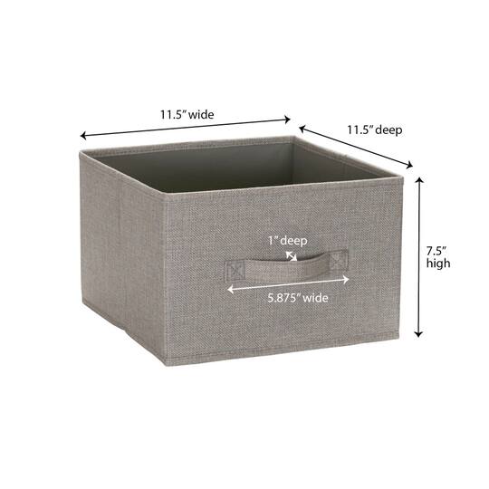 Household Essentials 11.5" Open Storage Box